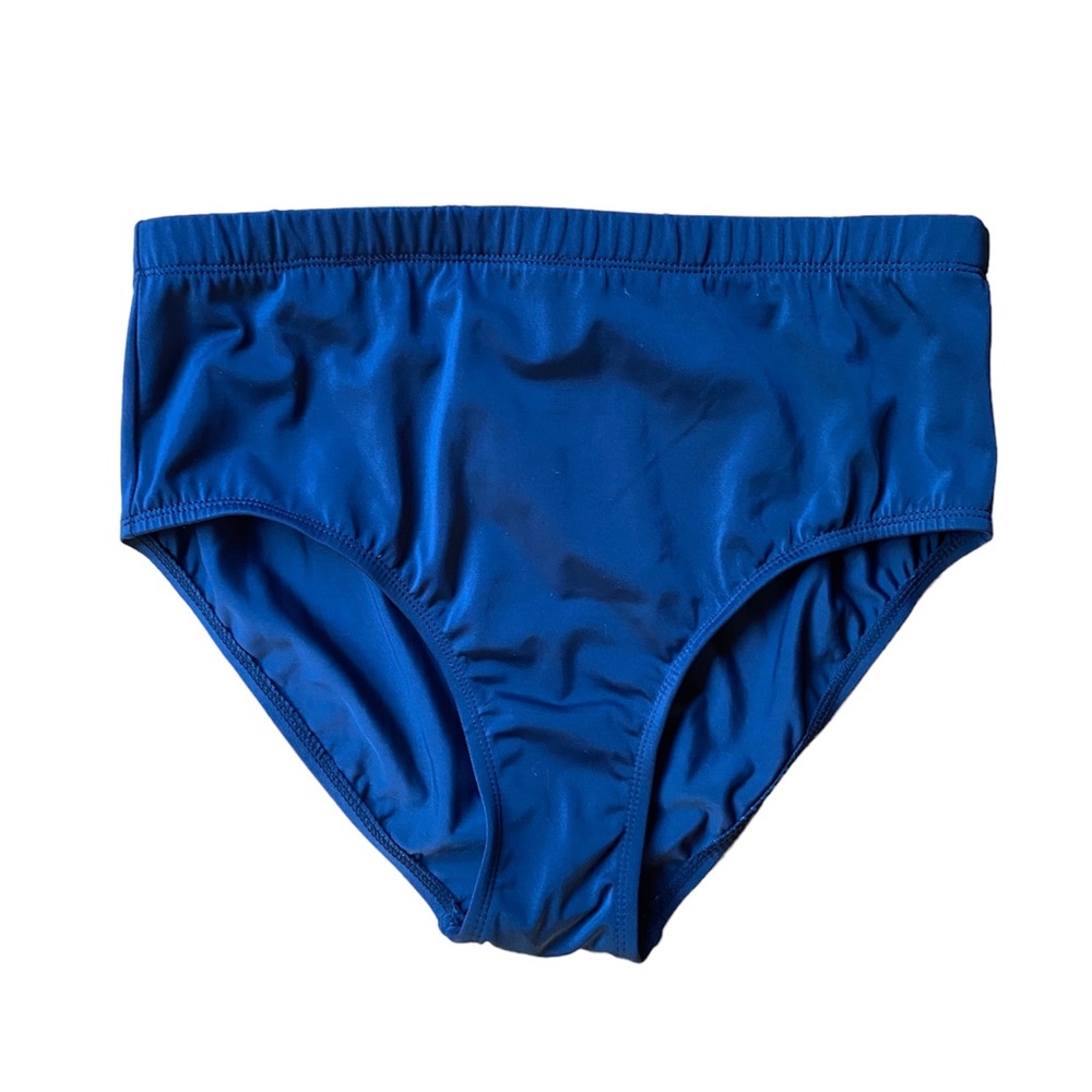 Swimsuits For All Black High Rise Swim Bikini Bottom Size 12